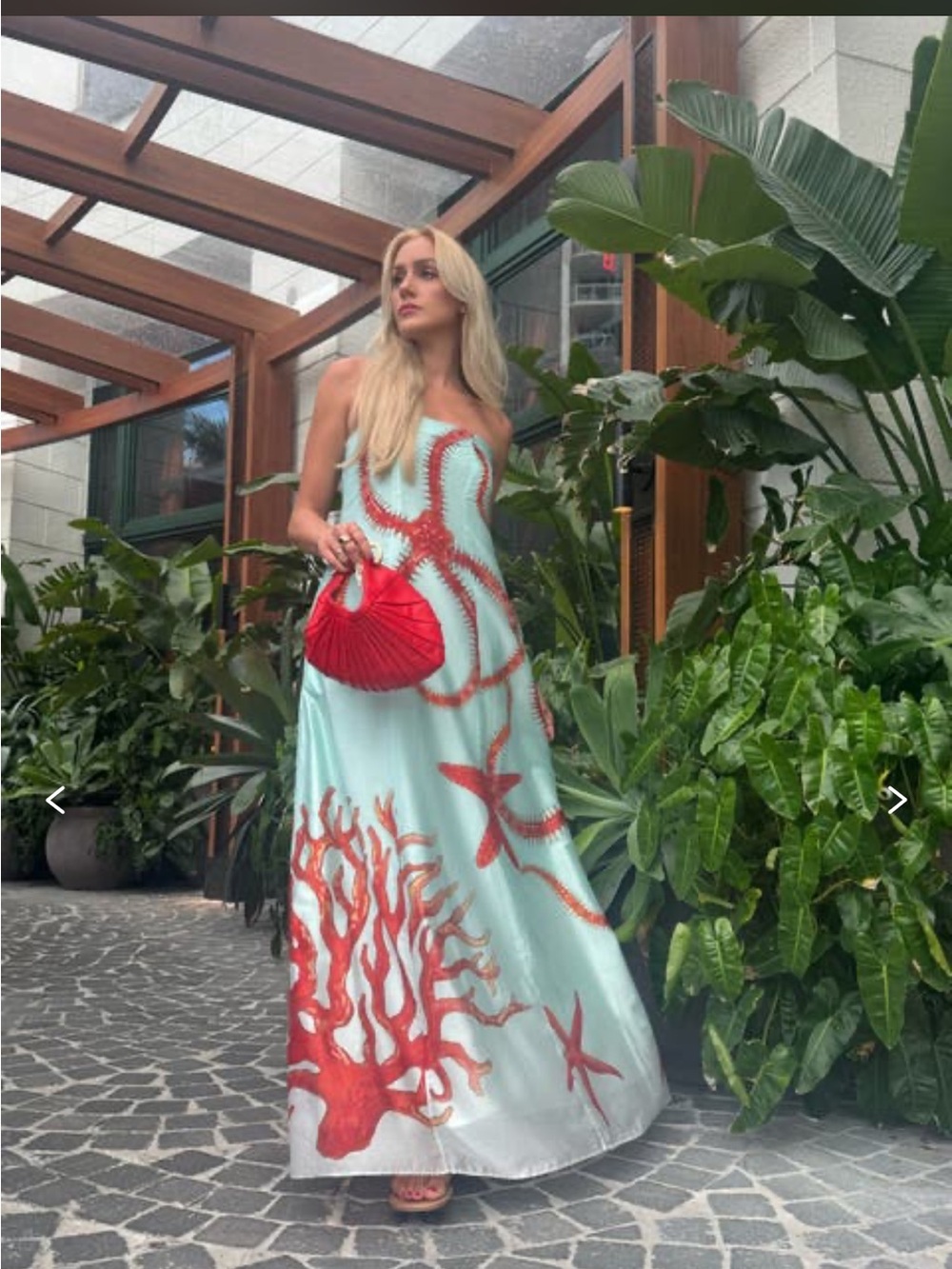 Muma World Ursa Strapless Maxi Dress in Blue